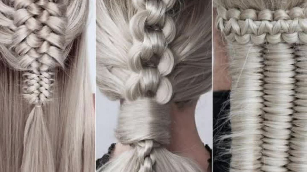 ⁣Braided PONYTAIL by Another Braid _ New hairstyle for wedding and party __ trending