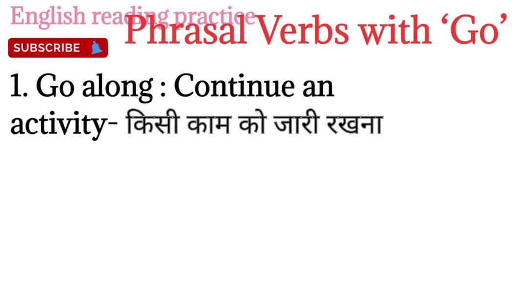 ⁣Phrasal verb with meaning and sentence_ Phrasal verb in hindi
