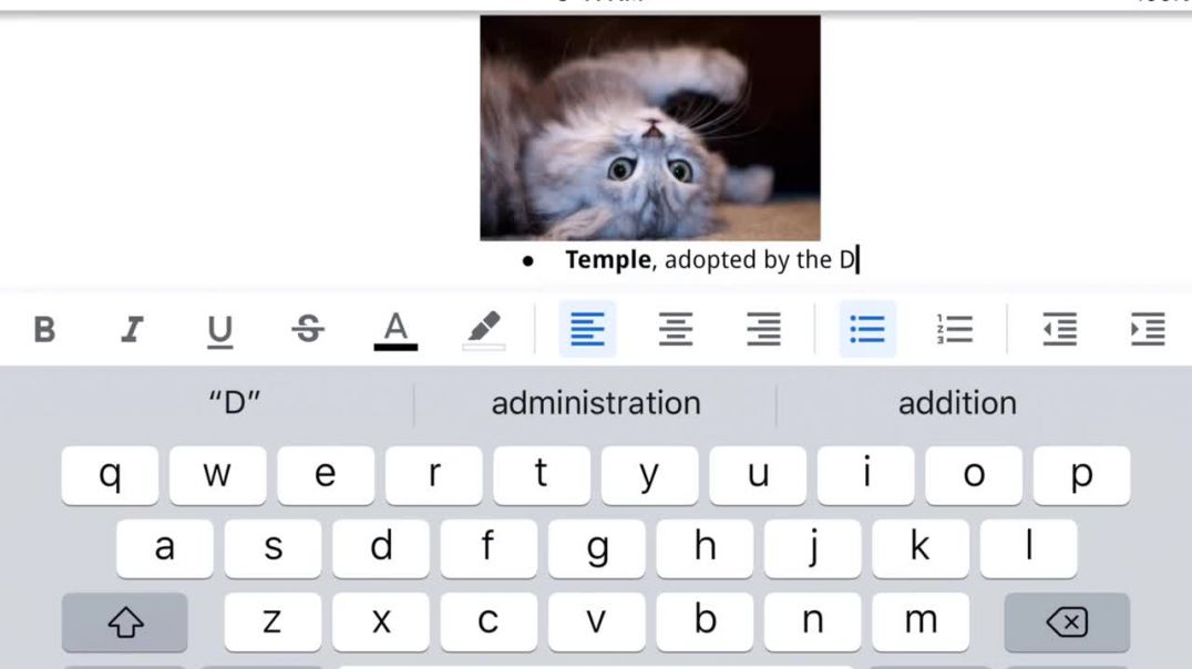 ⁣Using Google Docs on a Mobile Device