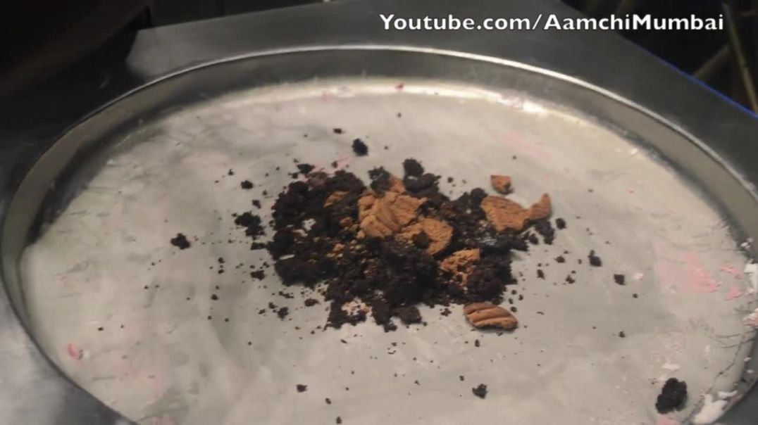 The BLACK CHARCOAL Ice Cream Rolls _ India Best ICE CREAM ROLLS