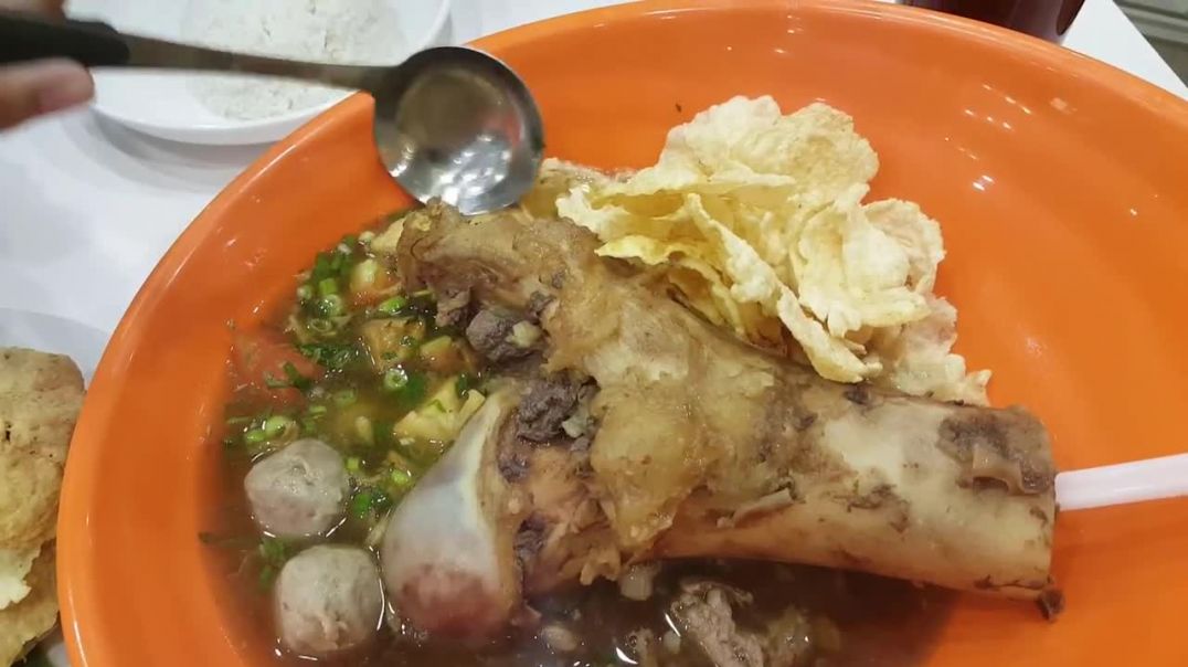 Authentic Indonesian Food_ Bone Marrow Soup, Nasi Goreng And Chili Meatballs