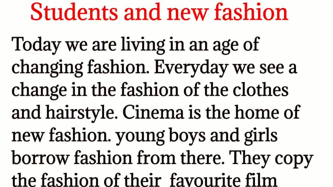 29, Students and new fashion। learn english। english translation। english to hindi।wordtowordmeaning
