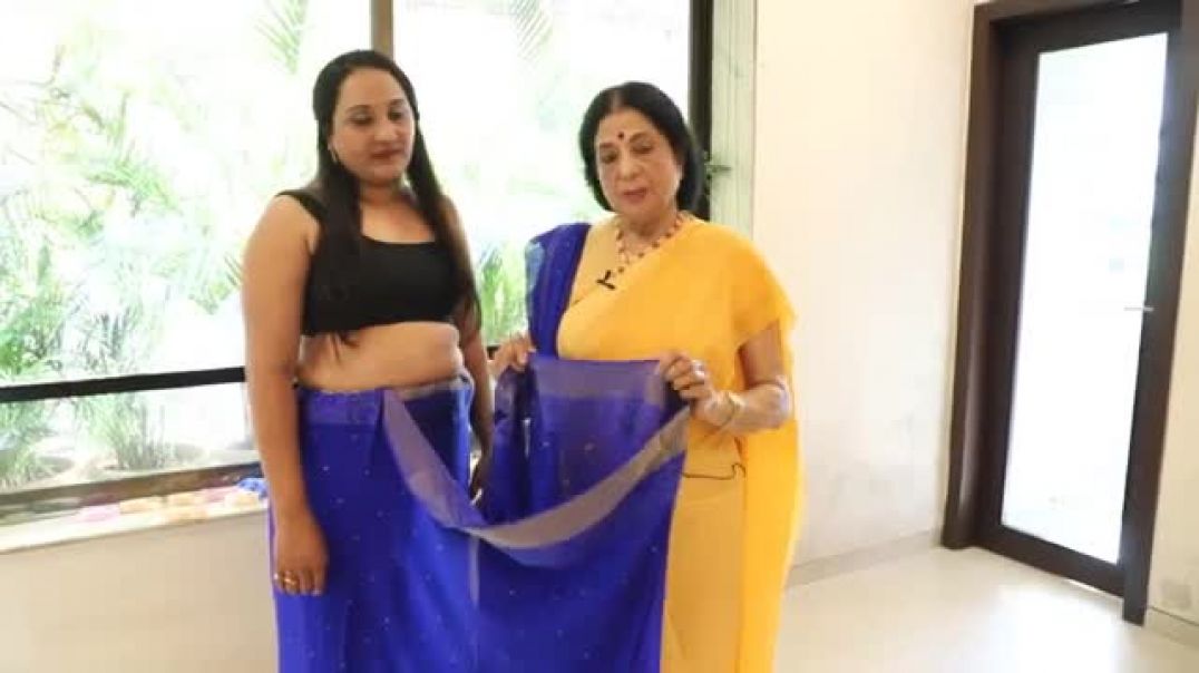 Style No 75- Kalpana Shah Sari Drapes