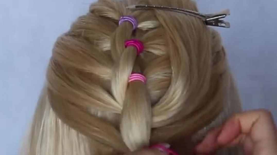 ⁣EASY Single Strand PULL THROUGH BRAID Tutorial by Another Braid _ HAIR HACKS