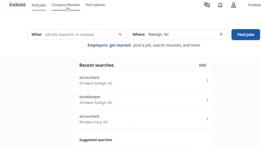 ⁣Indeed_ Viewing Company Reviews