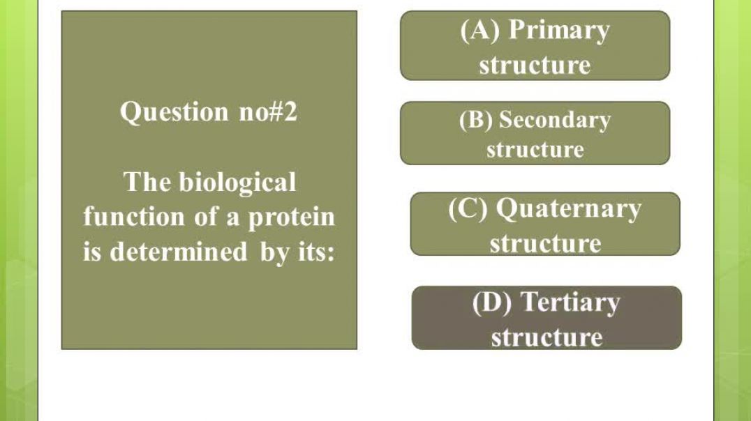 ⁣FSC Part 1 #chapter 2 Biological Molecules #Important MCQS related to recent Past papers