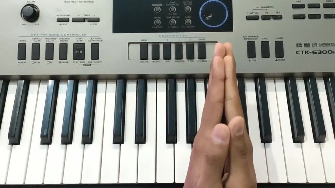 Udja Kale Kawa Tere - मिनटों में पूरा गाना पियानो पर बजाना सीखे Easy Piano Tutorial The Kamlesh