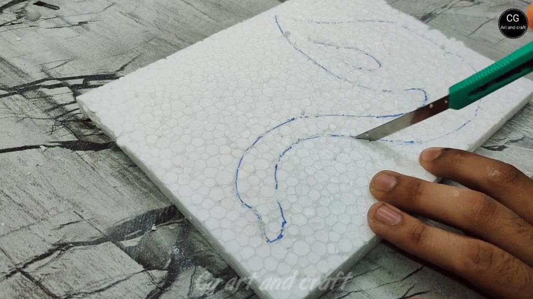 ⁣Bird 🕊️ Showpiece _ Home Decoration craft _ White cement craft _ Easy craft _ white cement craft