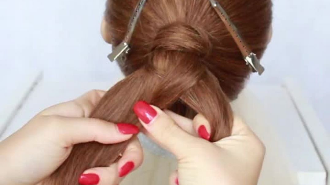 Twisted Edge Fishtail Braid, Hair Tutorial by Another Braid
