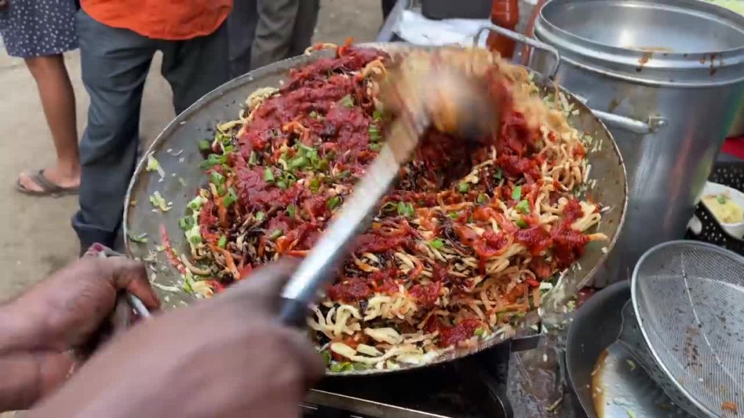 ⁣Mumbai Special Fried Noodles Bhel _ Indian Street Food