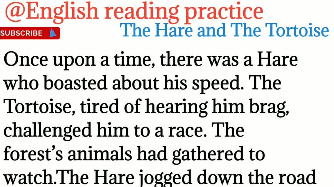 172,Short Morsl Story__इंग्लिश पढ़ना कैसे सीखे_how to read english story @english reading practice