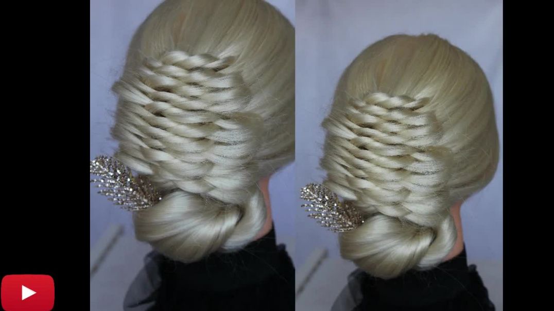 4 EASY UNIQUE KNOT BRAIDED HAIRSTYLES  USING ONE BRAID