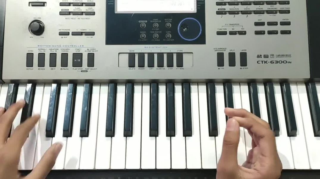 ⁣Kitna Haseen Chehra - आसानी से पियानो पर सीखे Superhit Hindi Song Easy Piano Tutorial Dilwale