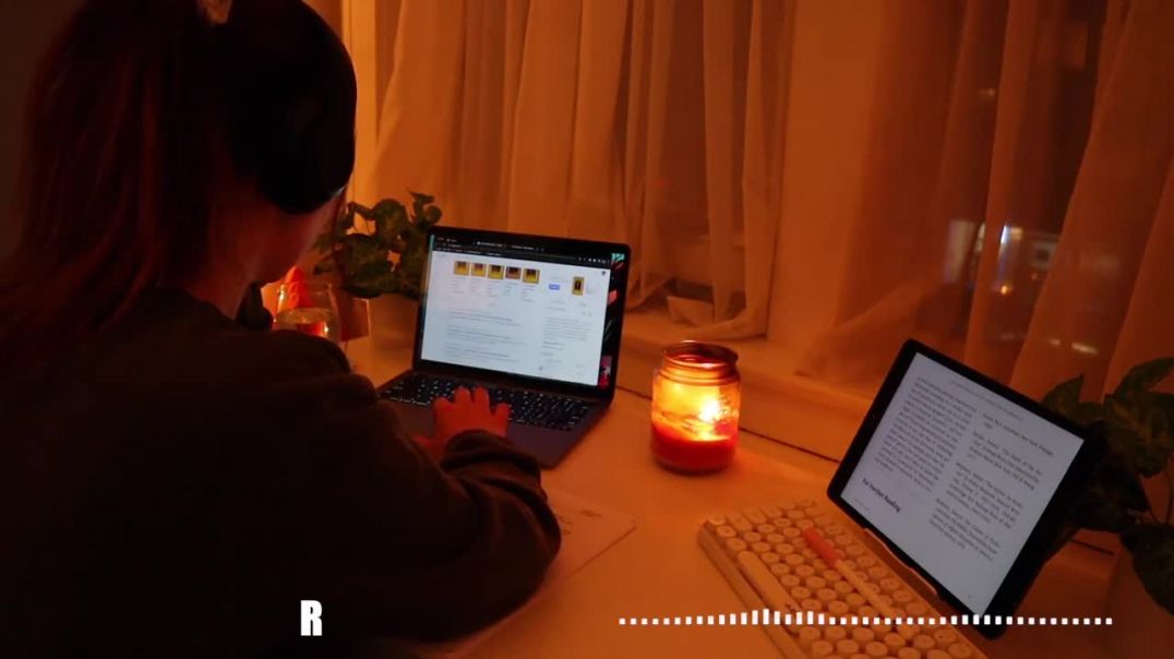 ⁣Real Time Study With Me ☁️ Productive & Cozy Monday Night Study Session