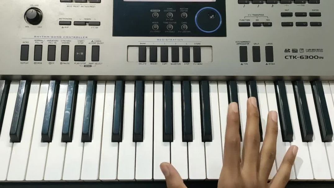 ⁣O Mere Dil Ke Chain - सरल तरीके से पियानो पर बजाना सीखे Easy Piano Tutorial The Kamlesh