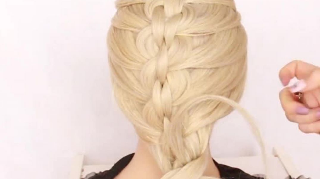 Braids_ Two Looks in One From BRAID to UPDO  _ Scissor Braid by Another Braid