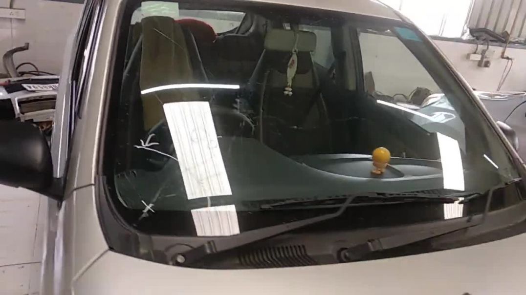 ⁣How To Replace Windshield Glass Of Alto K10 Step By Step At Actual Price