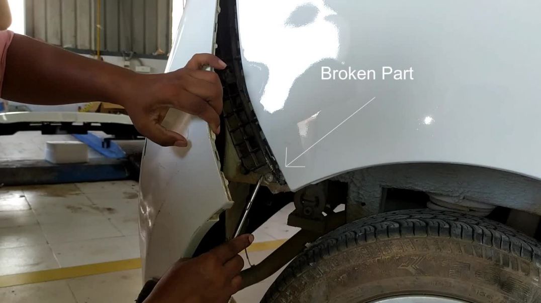 How to fix bumper gap at home #Automobileservice
