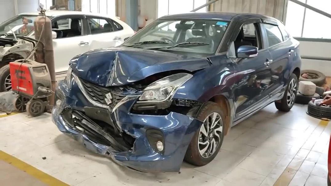 BALENO FRONT ACCEDENT FULL REPAIRING PROCESS