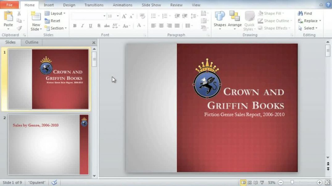 PowerPoint 2010_ Working with Tables