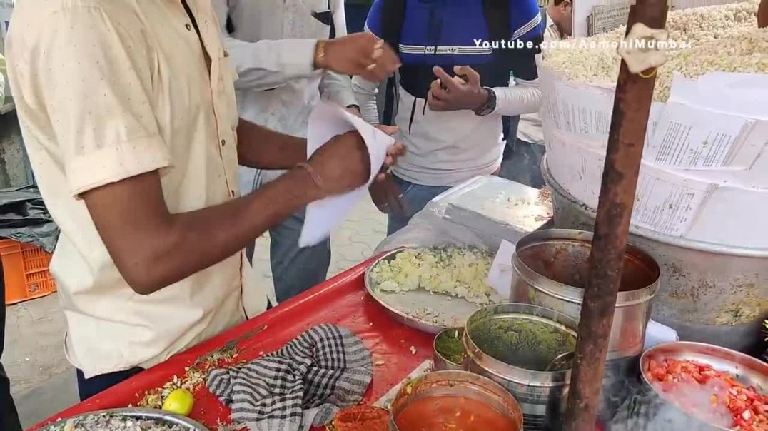 India Fastest Bhel Making _ Super Fast Hands _ Indian Street Food