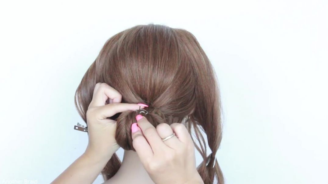 WEDDING GUEST LOW BUN_ Hair tutorial by Another Braid