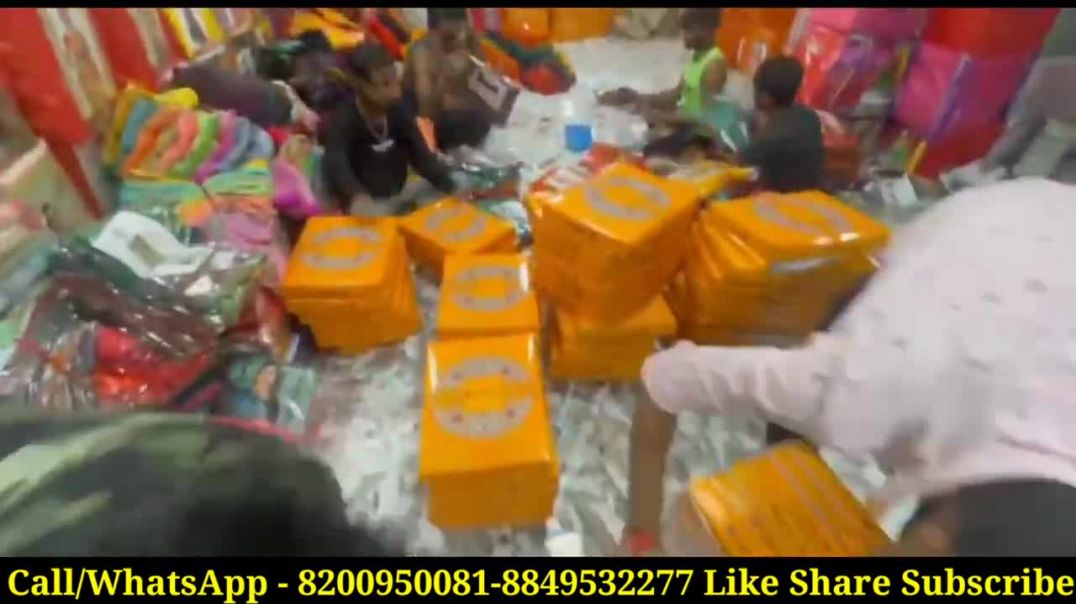 ⁣दिवाली महासेल धमाका ऑफर साड़ी मात्र 50₹ में cash on delivery saree wholesale market in Surat