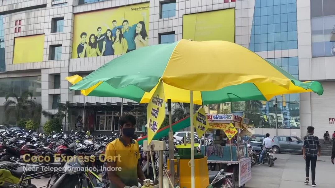 India Most Advanced Coconut Water Cart _ Indian Street Food