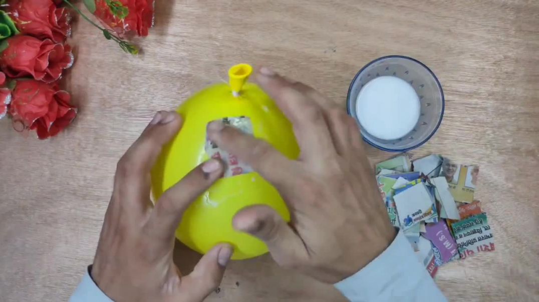 Tea leaves pot making at home with cement _ sugar pot making _