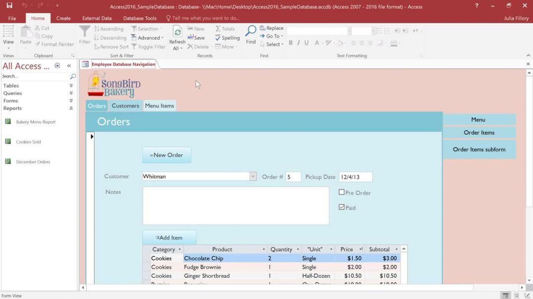 ⁣Access_ Using the Report Wizard