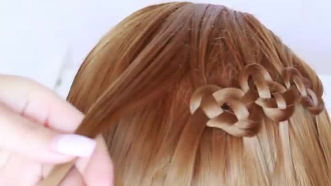 Celtic knot waterfall braid _ Pretzel Waterfall Braid by Another Braid