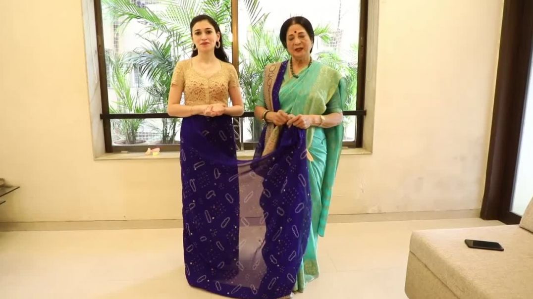 Style no 94 _ Kalpana Shah Saree Drapes _ Wedding _ Saree Drapes_ Stylish_ Open Pallu_