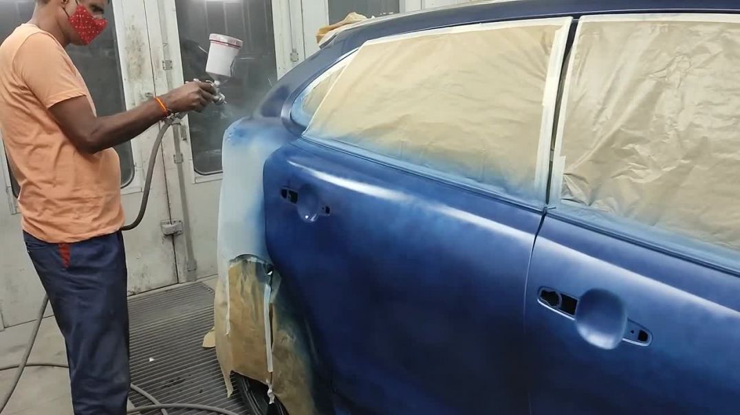 ⁣BALENO FULL PAINTING PROCESS BALENO PAINTING APPLYING#AUTOMOBILESERVICE