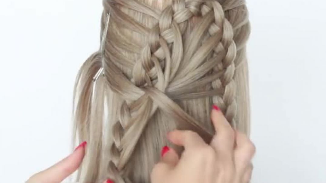 Twisted Hairstyle Half-Up