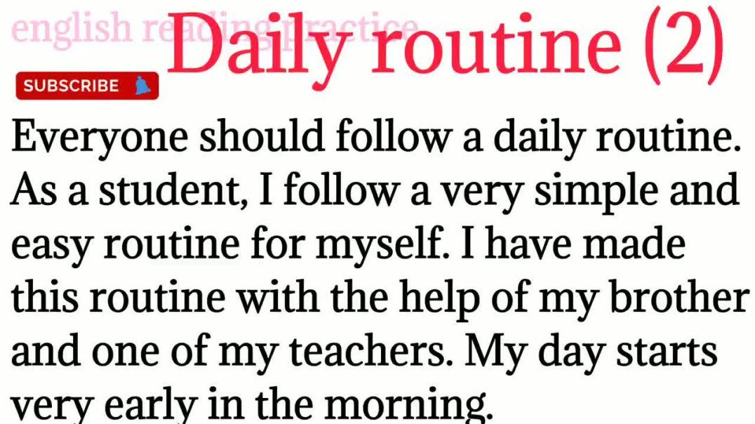 73, Daily routine_ how to tell daily routine_english speaking practice_english sikhe आसानी से