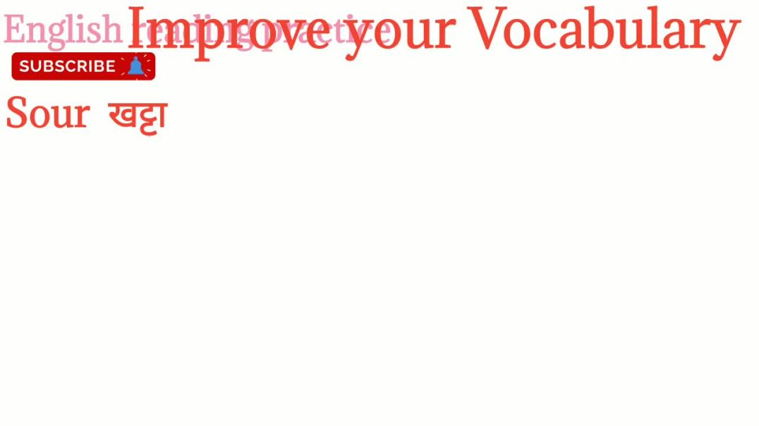 Basic English words_spelling_improve your vocabulary_learn new word @ English reading practice