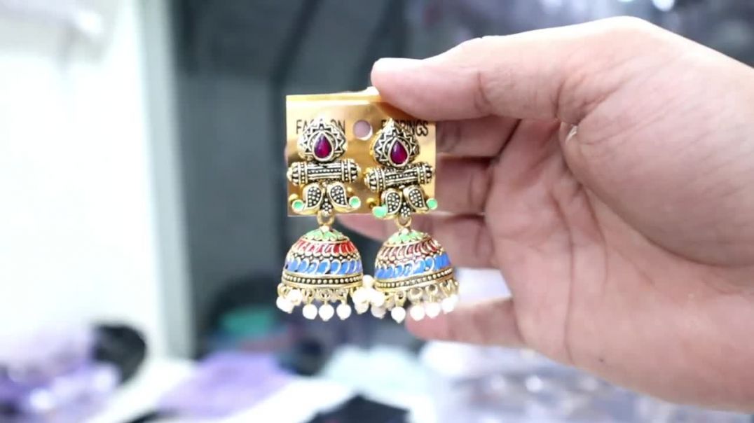 Earrings wholesale in delhi_sadar bazar jewellery wholesale market_Earrings market _ Jewellery