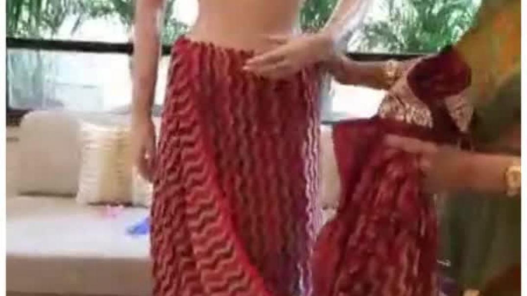 Style No 54 -Corporate Style Saree Drape- Kalpana Shah Saree Drapes-