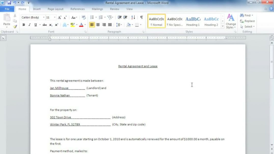⁣Word 2010_ Page Layout