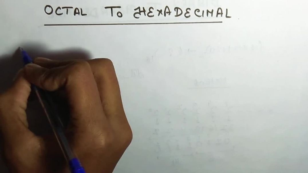 ⁣Octal To Hexadecimal Conversion _ Number System Conversion