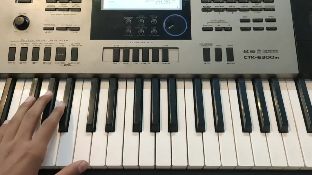 Aapke Pyar Mein Hum Savarne Lage कोई भी पियानो पर बजा लेगा Easy Piano Tutorial @The_Kamlesh