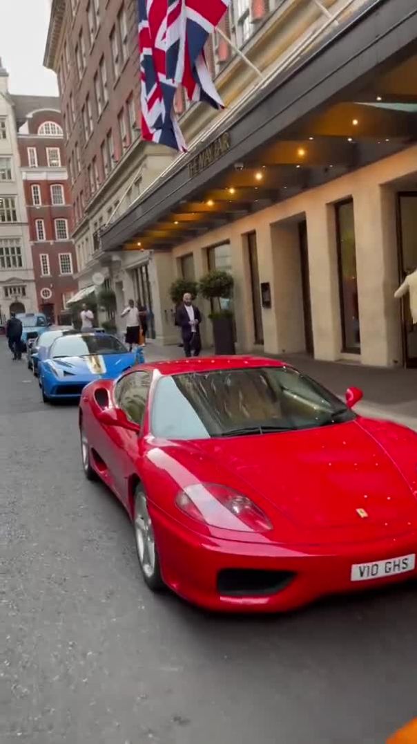 Ferrari In Mayfair Central London