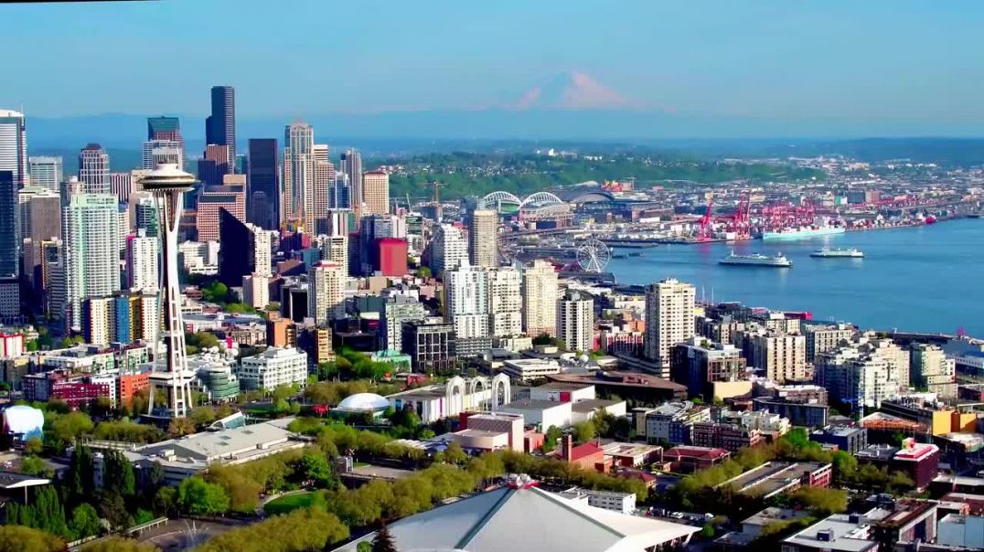 Washington in 8K ULTRA HD - DC vs Seattle, who is Beautiful ! (60 FPS)