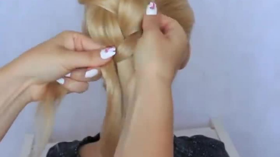 Quick & Easy BRAIDED BUNS Step by Step Tutorial!  2 minute hairstyle