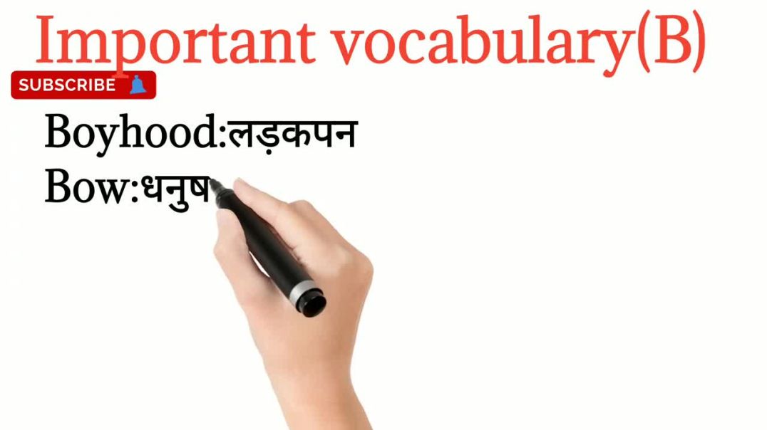 important words (B)_ improve your vocabulary_@english reading practice