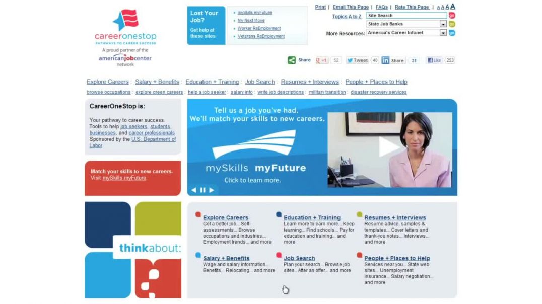 ⁣Career Exploration_ CareerOneStop