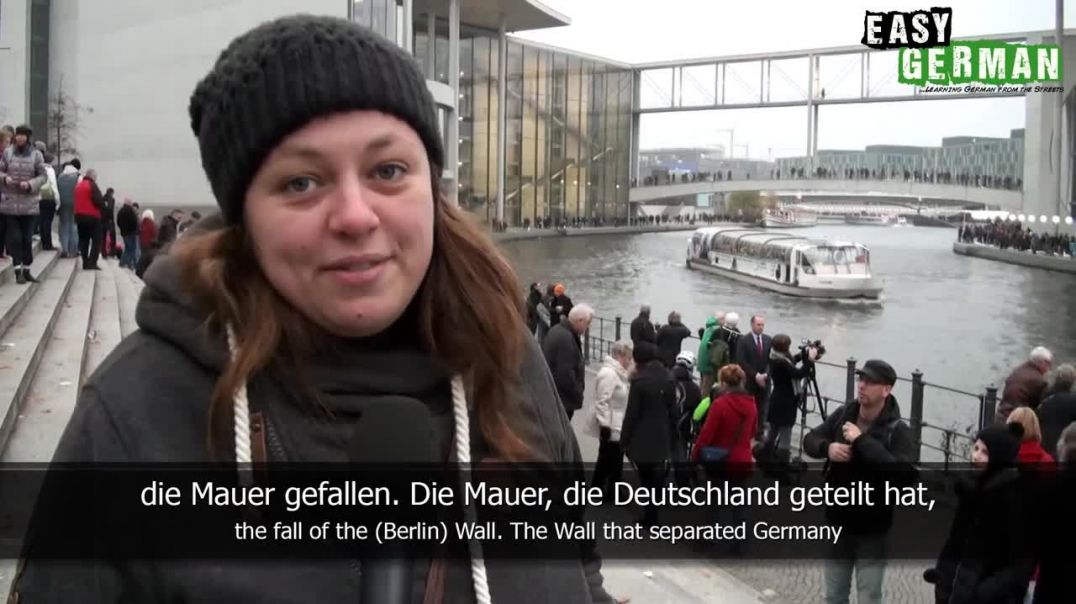 ⁣Fall Of The Berlin Wall _ Easy German 61