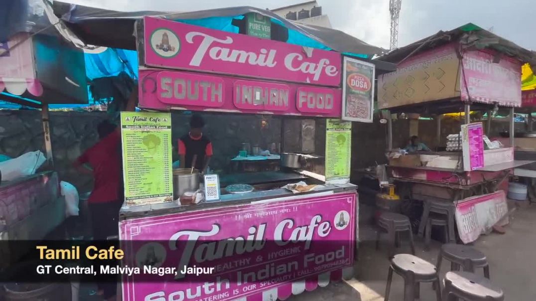 Jaipur Style Masala Rava Dosa _ Indian Street Food