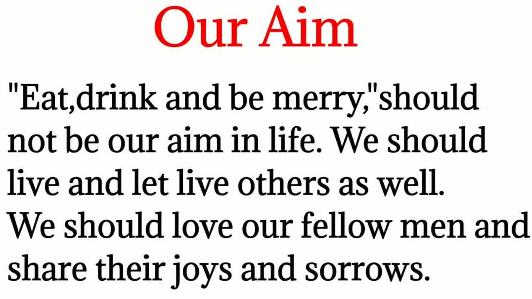 22,. Our Aim_ paragraph से english सीखे_improve English