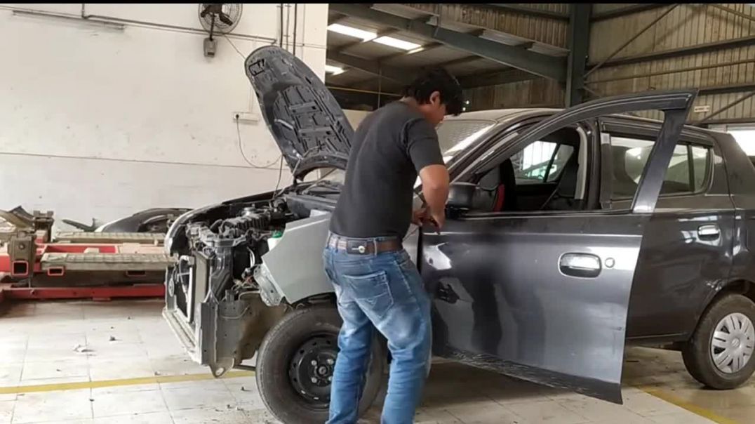 ALTO 800 ACCEDENT REPAIR #Automobileservice
